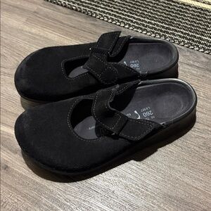 Birkenstock Tatami Black Suede Mules